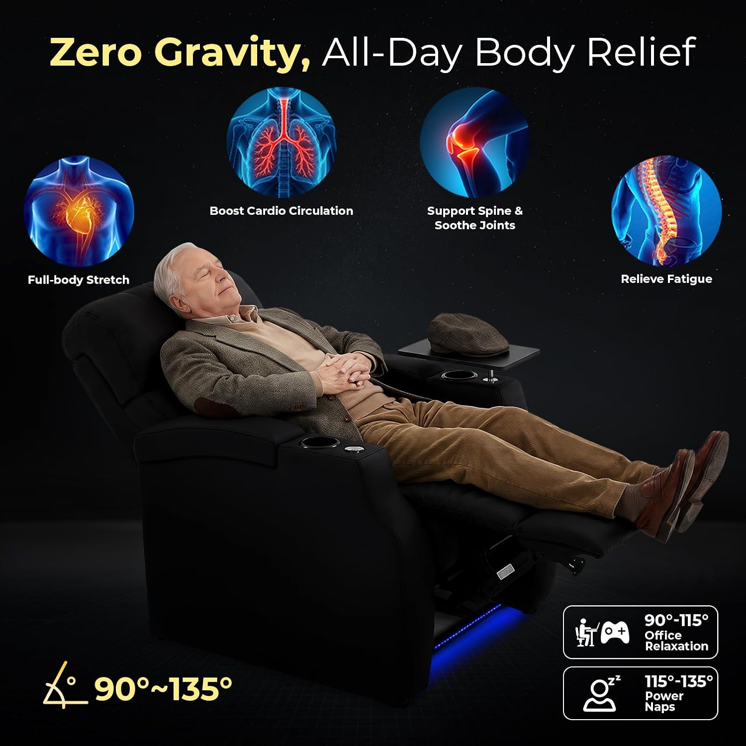 Home Cinema Chairs - Üst Kalite Deri Ev Sineması Koltuğu,