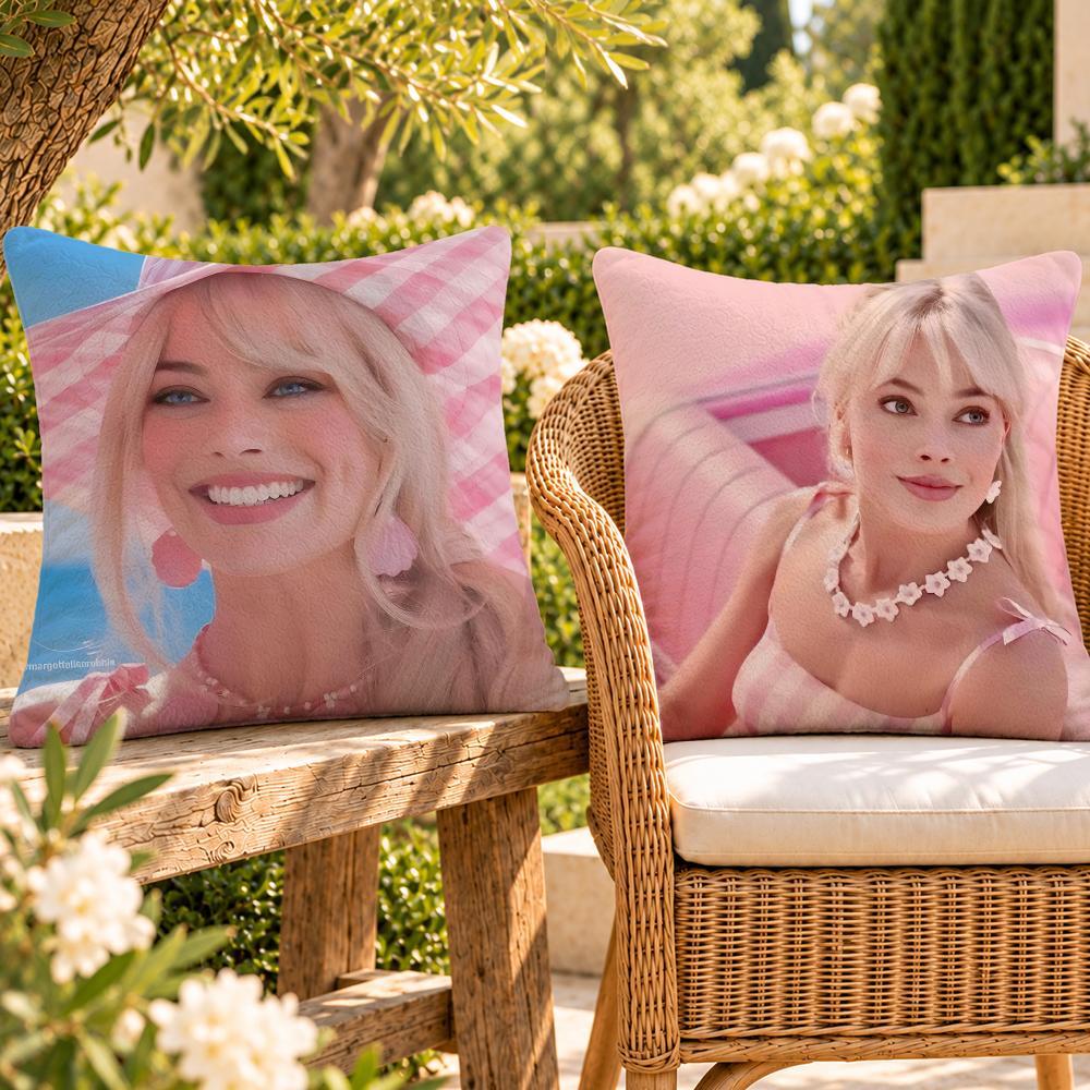 Home Cinema Chairs - Film Oyuncusu Margot Robbie Yastık Kılıfı,